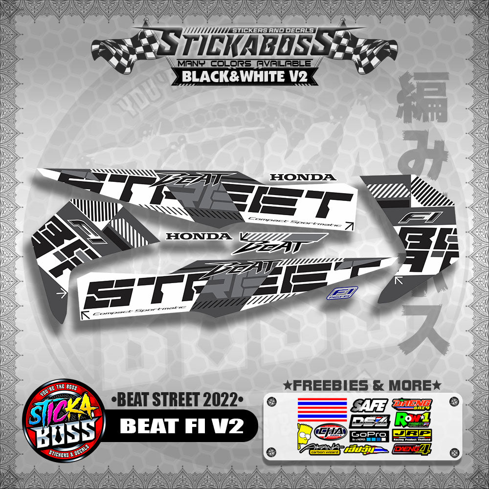 BEAT FI V2 DECALS ( BEAT STREET 2022 )【WITH FREEBIES】