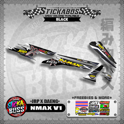 NMAX V1 STOCK DECALS ( JRP X DAENG )【WITH FREEBIES】