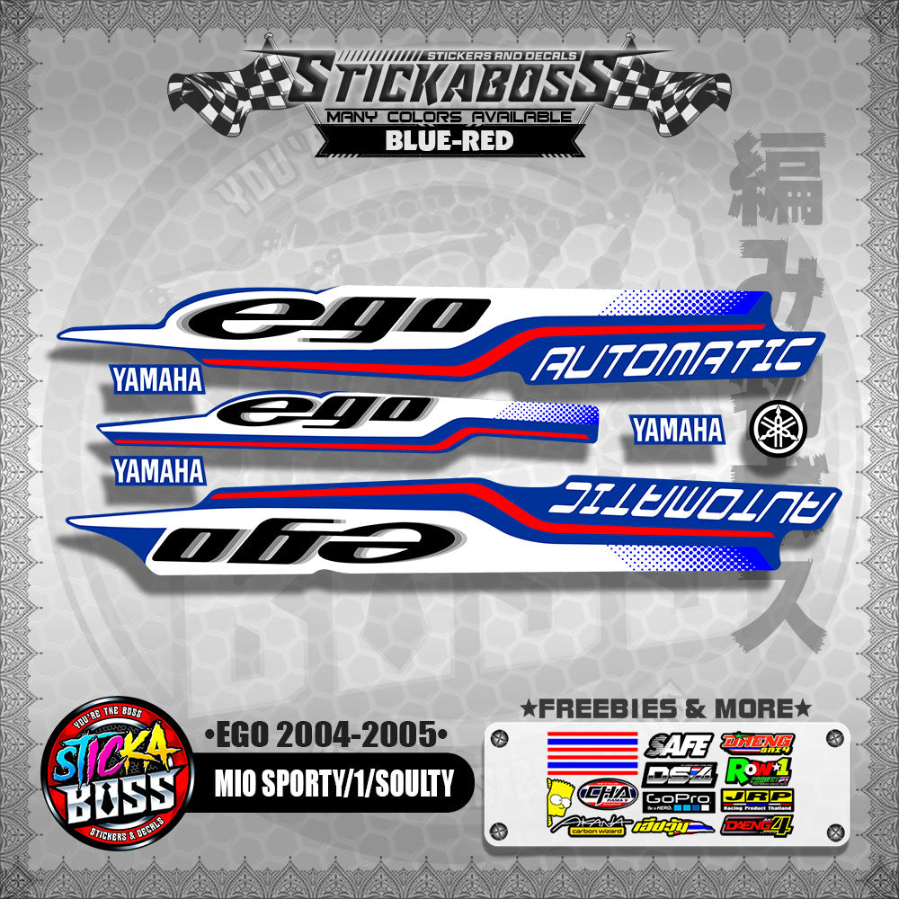 MIO SPORTY / MIO 1 / SOULTY DECALS ( EGO 2004-2005 )【WITH FREEBIES】