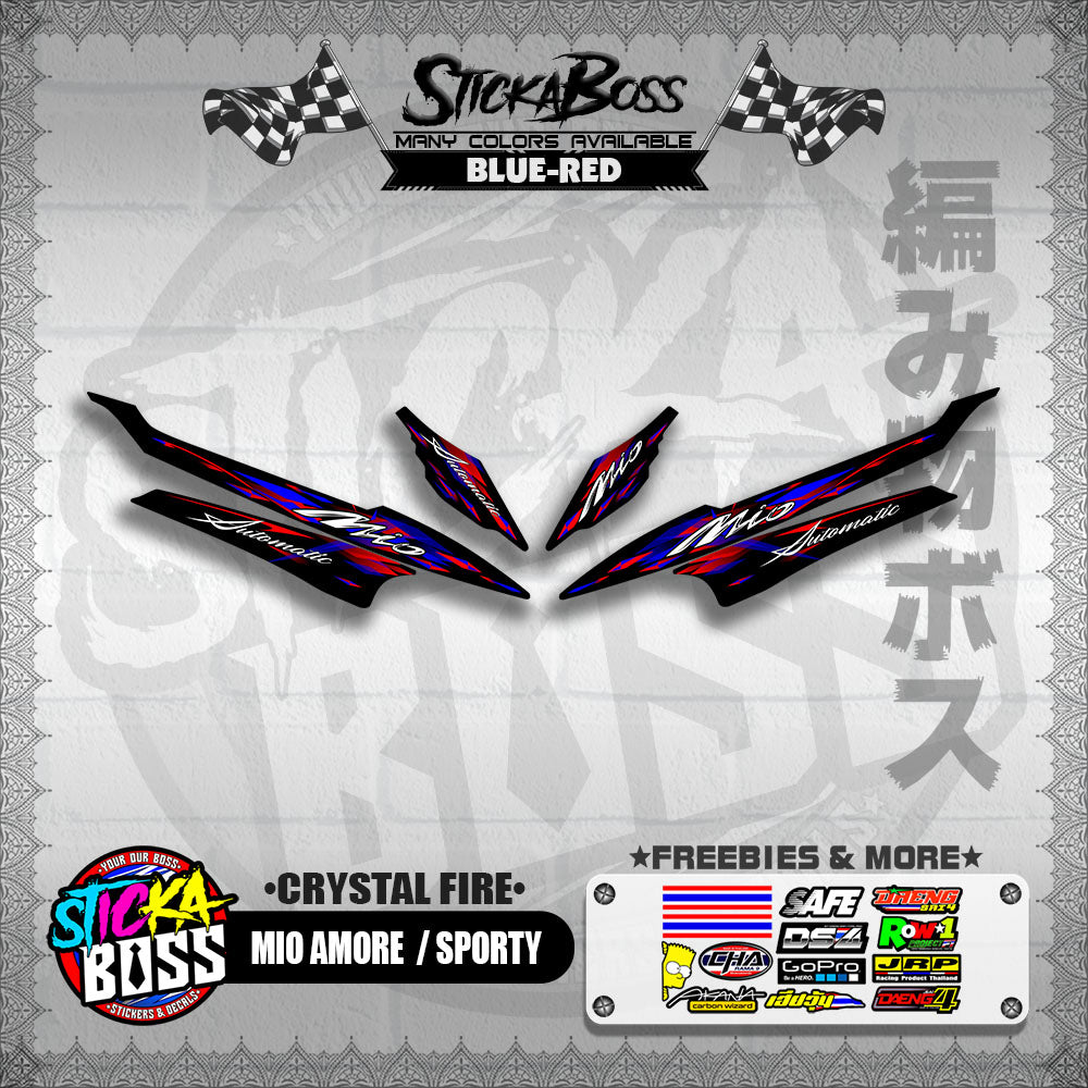 MIO AMORE /  SPORTY DECALS ( CRYSTAL FIRE )【WITH FREEBIES】