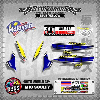 MIO SOULTY MALAYSIAN DECALS ( 60TH WORLD GP )【WITH FREEBIES】