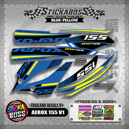 AEROX 155 V1 ( THAILAND DECALS V1 )【WITH FREEBIES】