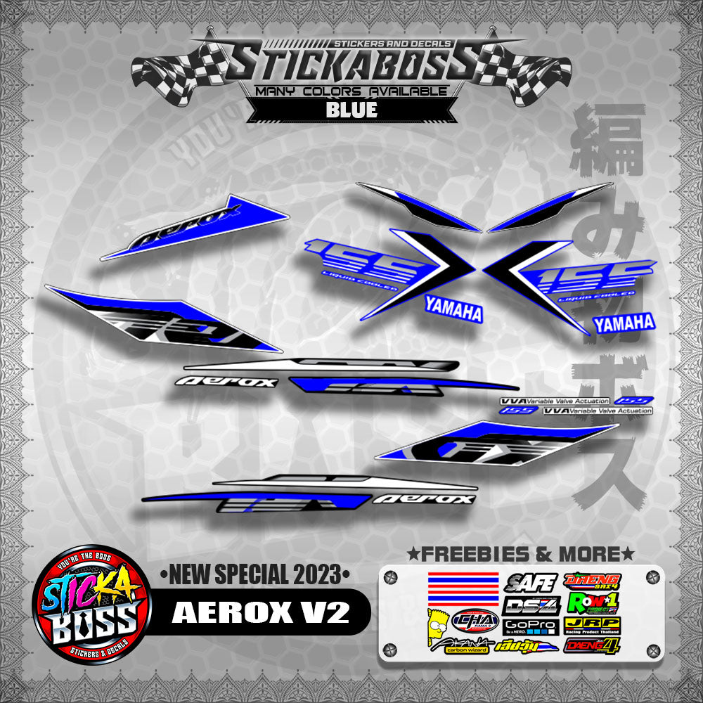 AEROX V2 DECALS ( NEW SPECIAL 2023 )【WITH FREEBIES】