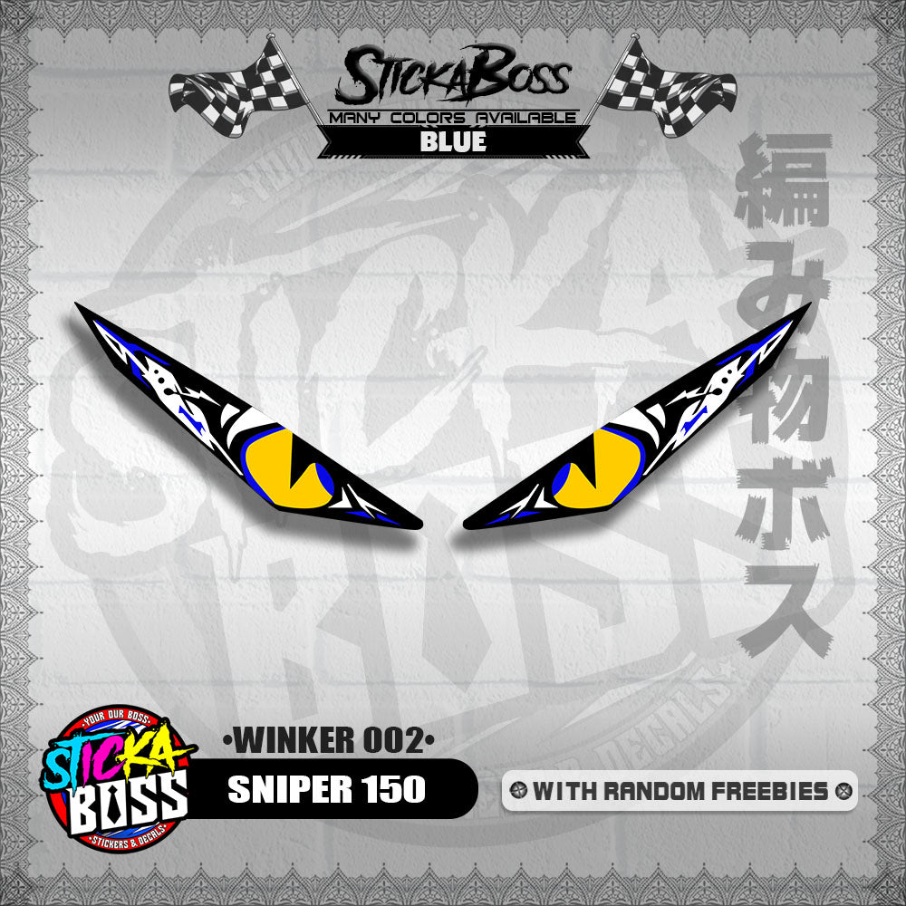 SNIPER 150 (WINKER 002) TRANSPARENT【WITH FREEBIES】