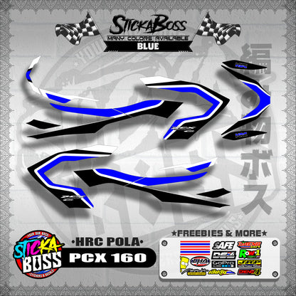 PCX 160 DECALS ( HRC POLA )【WITH FREEBIES】