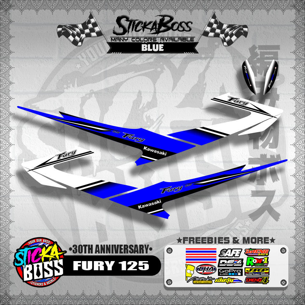 FURY 125 DECALS ( 30TH ANNIVERSARY )【WITH FREEBIES】