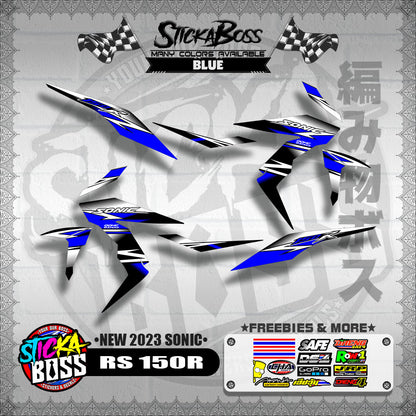 RS 150 R DECALS ( NEW 2023 SONIC )【WITH FREEBIES】