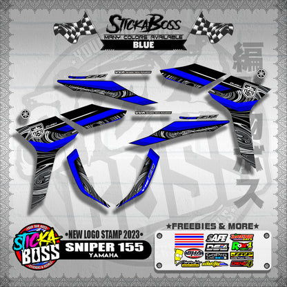 SNIPER 155 DECALS ( NEW LOGO STAMP 2023 )【WITH FREEBIES】