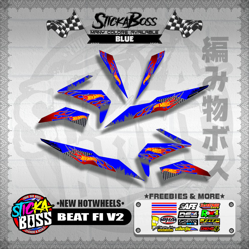 BEAT FI V2 DECALS ( NEW HOTWHEELS )【WITH FREEBIES】