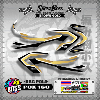 PCX 160 DECALS ( HRC POLA )【WITH FREEBIES】