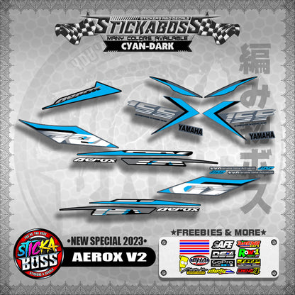 AEROX V2 DECALS ( NEW SPECIAL 2023 )【WITH FREEBIES】