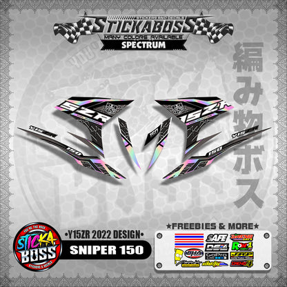 SNIPER 150 DECALS ( Y15ZR 2022 DESIGN )【WITH FREEBIES】