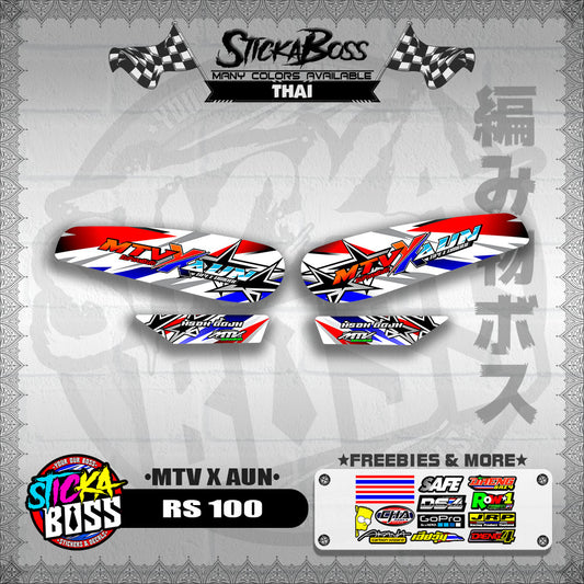 RS 100 DECALS ( MTV X AUN )【WITH FREEBIES】