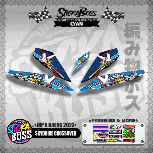 SKYDRIVE CROSSOVER DECALS ( JRP X DAENG 2023 )【WITH FREEBIES】