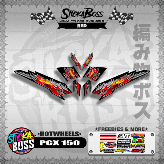 PCX 150 DECALS ( HOTWHEELS )【WITH FREEBIES】