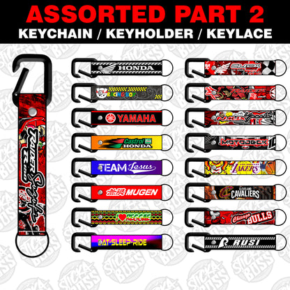 ASSORTED PART 2 KEYCHAIN / KEYHOLDER / KEYLACE