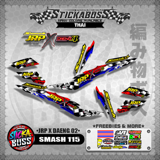 SMASH 115 DECALS ( JRP X DAENG 02 )【WITH FREEBIES】