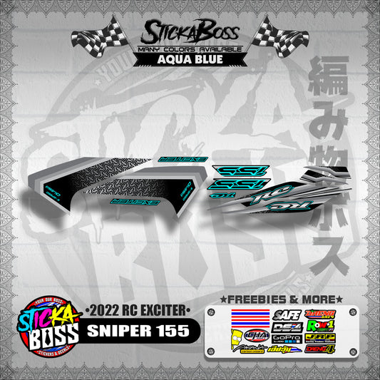 SNIPER 155 DECALS ( 2022 RC EXCITER )【WITH FREEBIES】