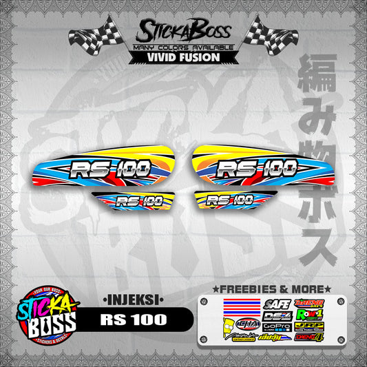 RS 100 DECALS ( INJEKSI )【WITH FREEBIES】