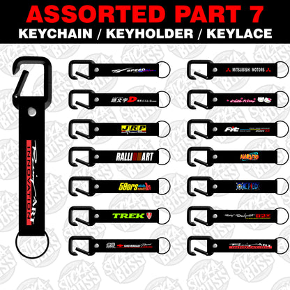 ASSORTED PART 7 KEYCHAIN / KEYHOLDER / KEYLACE