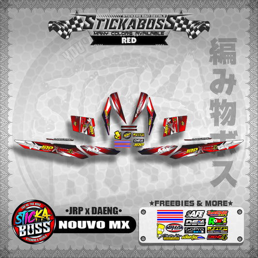 NOUVO MX Decals ( JRP x DAENG )【WITH FREEBIES】