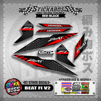 BEAT FI V2 ( V2 STOCK DECALS )【WITH FREEBIES】