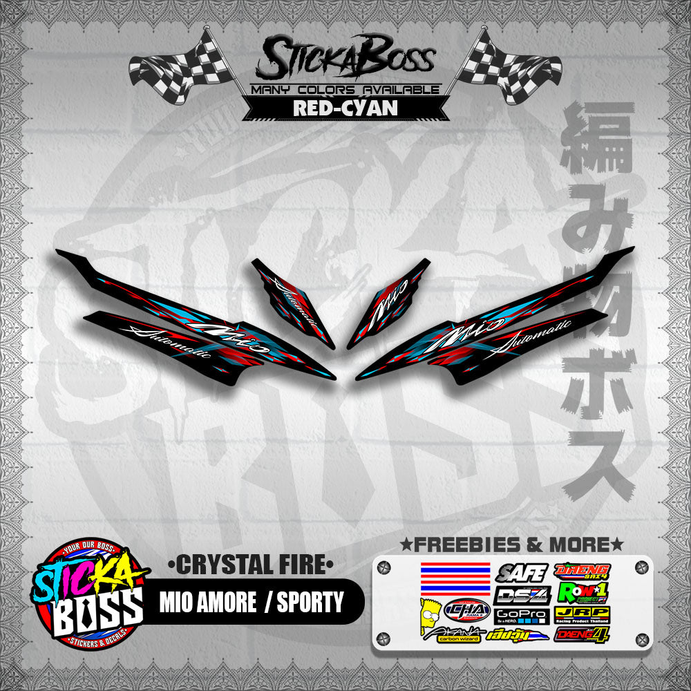 MIO AMORE /  SPORTY DECALS ( CRYSTAL FIRE )【WITH FREEBIES】