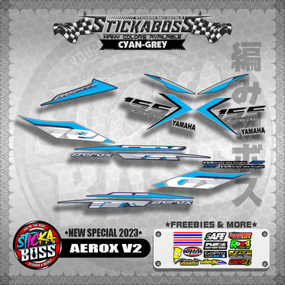 AEROX V2 DECALS ( NEW SPECIAL 2023 )【WITH FREEBIES】