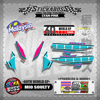 MIO SOULTY MALAYSIAN DECALS ( 60TH WORLD GP )【WITH FREEBIES】