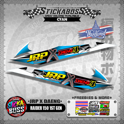 RAIDER 150 1ST GEN DECALS ( JRP X DAENG )【WITH FREEBIES】