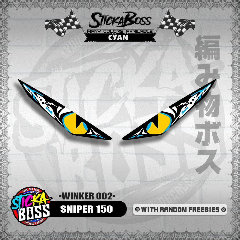 SNIPER 150 (WINKER 002) TRANSPARENT【WITH FREEBIES】