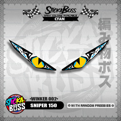 SNIPER 150 (WINKER 002) TRANSPARENT【WITH FREEBIES】