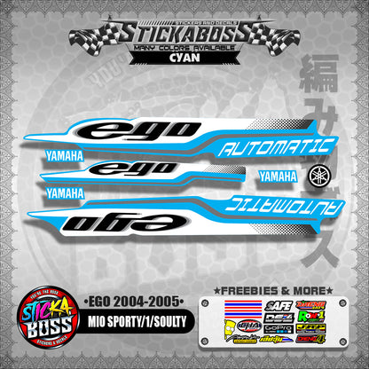 MIO SPORTY / MIO 1 / SOULTY DECALS ( EGO 2004-2005 )【WITH FREEBIES】