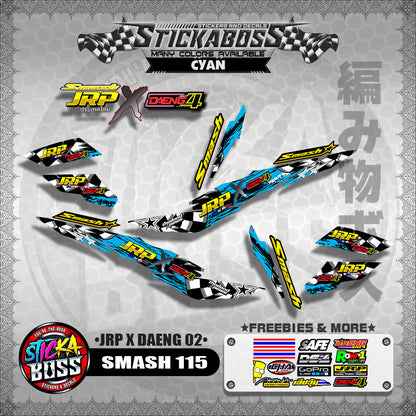 SMASH 115 DECALS ( JRP X DAENG 02 )【WITH FREEBIES】