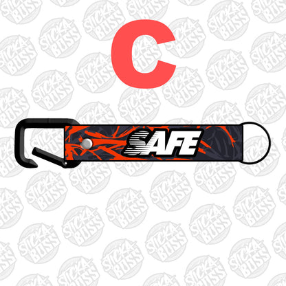 SAFE ABSTRACT KEYCHAIN / KEYHOLDER / KEYLACE (SOLD PER PIECE)