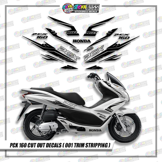 PCX 160 CUT-OUT DECALS ( 001 TRIM STRIPPING )