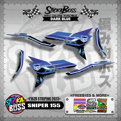 SNIPER 155 DECALS ( Y16ZR STRIPING 2023 )【WITH FREEBIES】