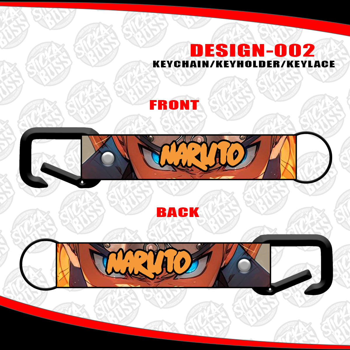 NARUTO KEYCHAIN / KEYHOLDER / KEYLACE (SOLD PER PIECE)