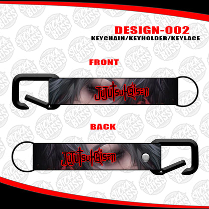 JUJUTSU KAISEN KEYCHAIN / KEYHOLDER / KEYLACE (SOLD PER PIECE)【Stickaboss】