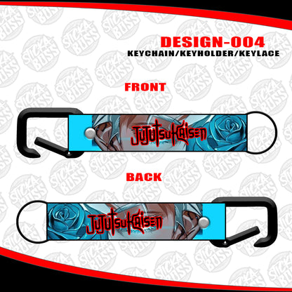 JUJUTSU KAISEN KEYCHAIN / KEYHOLDER / KEYLACE (SOLD PER PIECE)【Stickaboss】