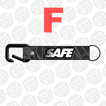 SAFE ABSTRACT KEYCHAIN / KEYHOLDER / KEYLACE (SOLD PER PIECE)