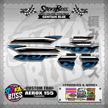 AEROX 155 DECALS ( CUSTOM THAI )【WITH FREEBIES】