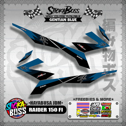 RAIDER 150 FI DECALS ( HAYABUSA JDM )【WITH FREEBIES】