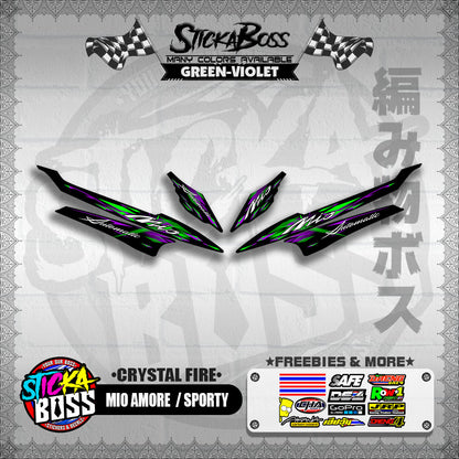 MIO AMORE /  SPORTY DECALS ( CRYSTAL FIRE )【WITH FREEBIES】