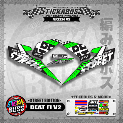 BEAT Fi V2 STOCK DECALS ( STREET EDITION )【WITH FREEBIES】