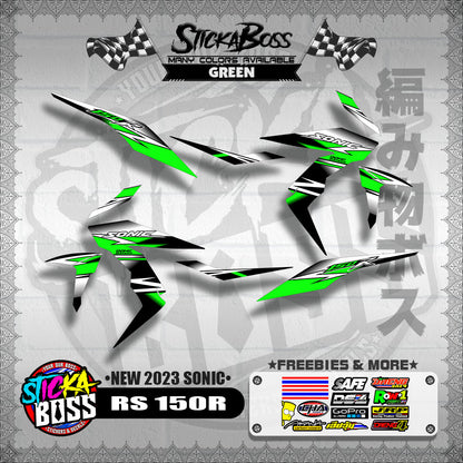 RS 150 R DECALS ( NEW 2023 SONIC )【WITH FREEBIES】