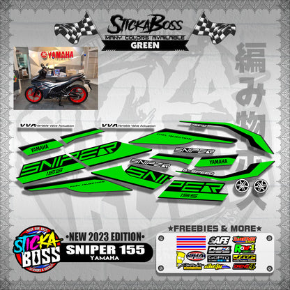 SNIPER 155 DECALS ( NEW 2023 EDITION )【WITH FREEBIES】