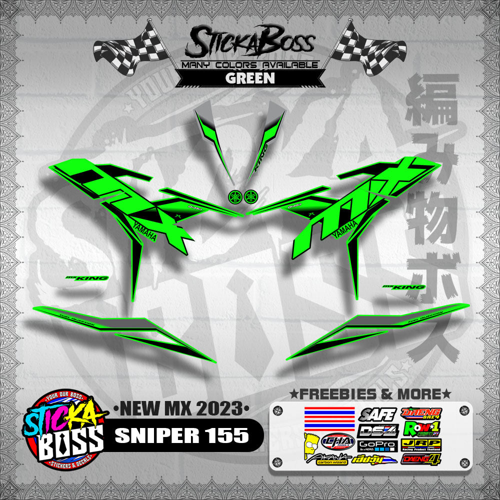 SNIPER 155 DECALS ( NEW MX 2023 )【WITH FREEBIES】