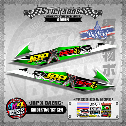 RAIDER 150 1ST GEN DECALS ( JRP X DAENG )【WITH FREEBIES】