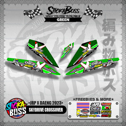 SKYDRIVE CROSSOVER DECALS ( JRP X DAENG 2023 )【WITH FREEBIES】